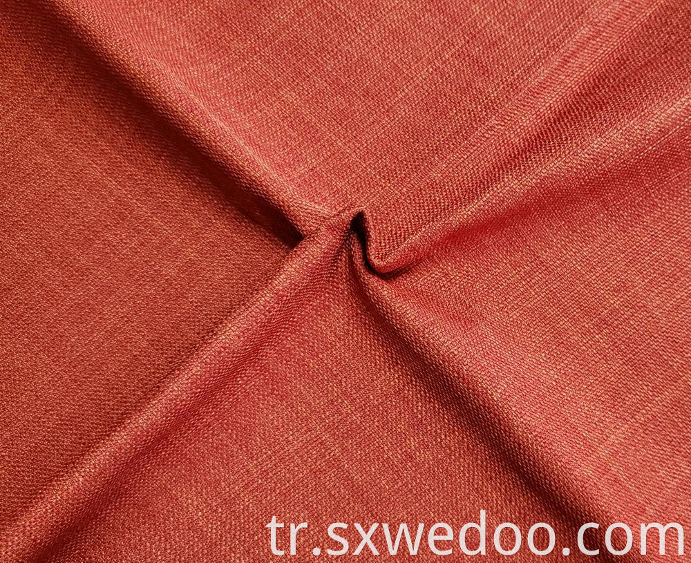 Orange Linen Fabric